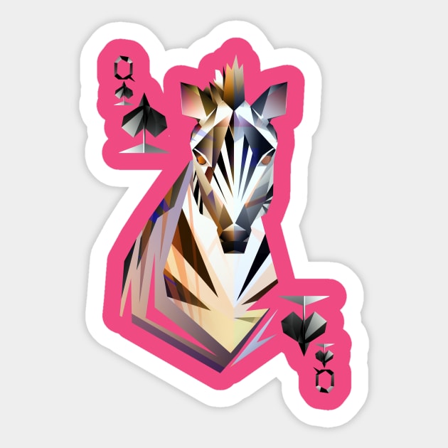 Queen of Spades Sticker by ruhefuchs